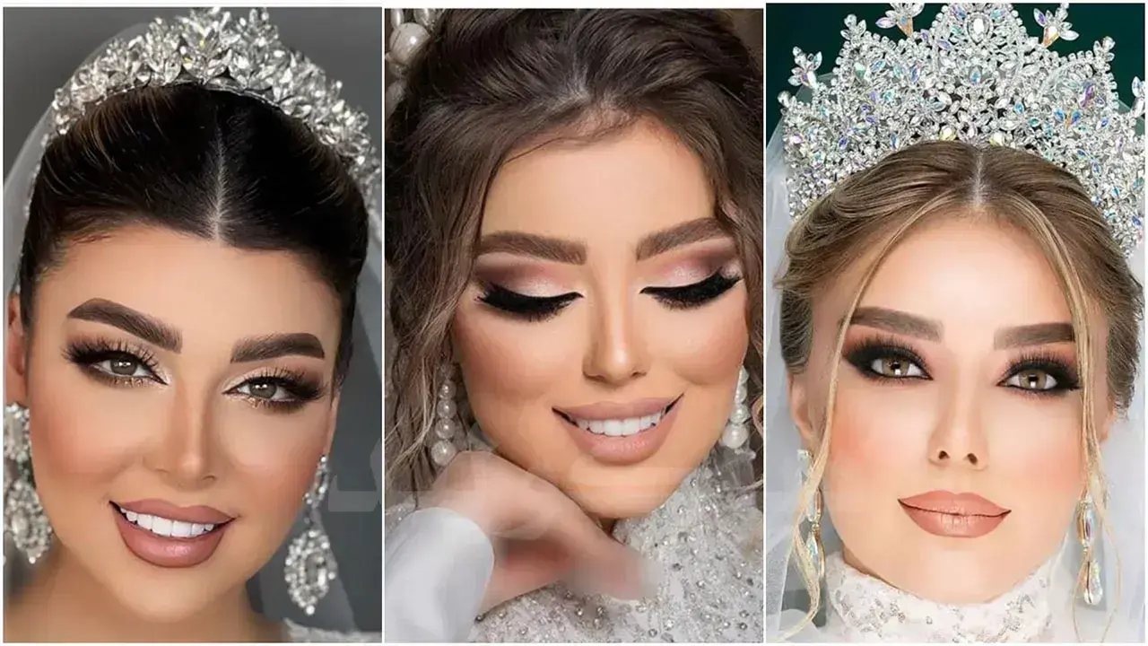 شینیون عروس برای صورت کشیده