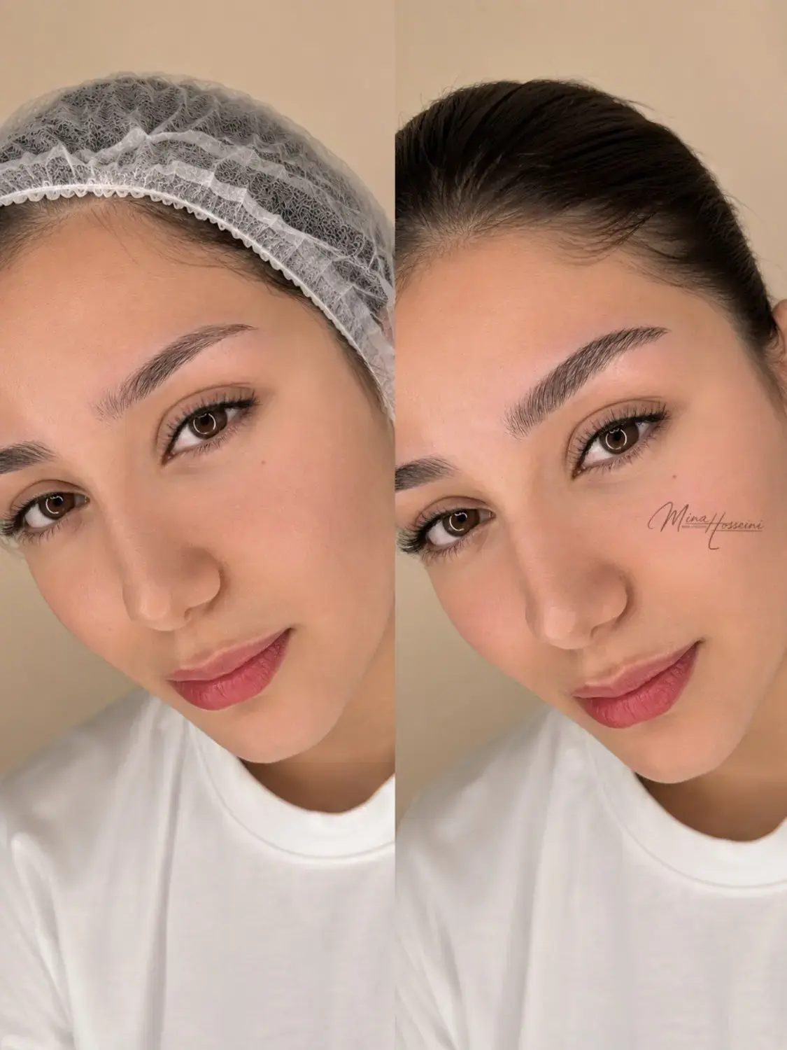 میکروبلیدینگ‌ ابرو‌ و شیدینگ لب مینا حسینی